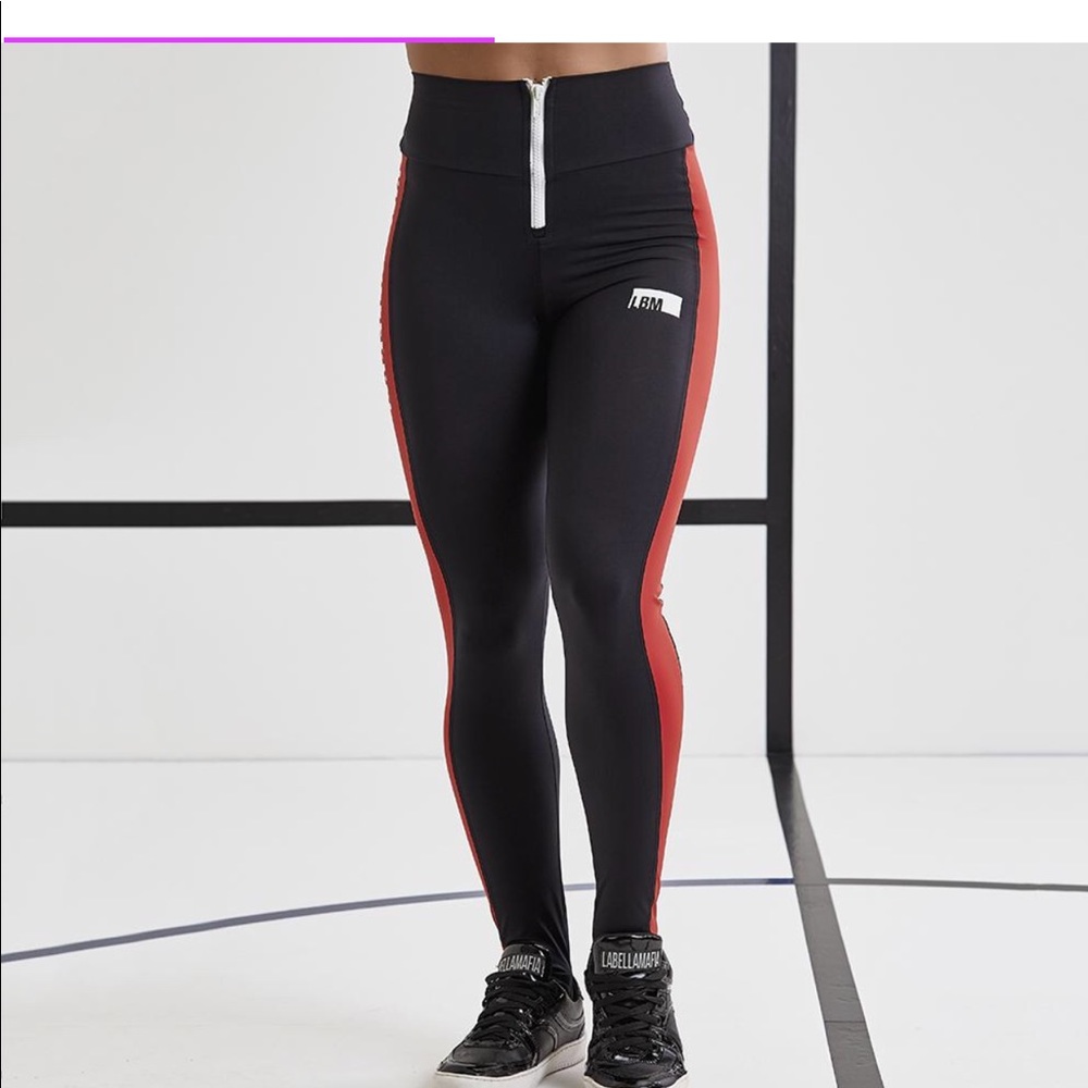 Labellamafia hot red leggings M